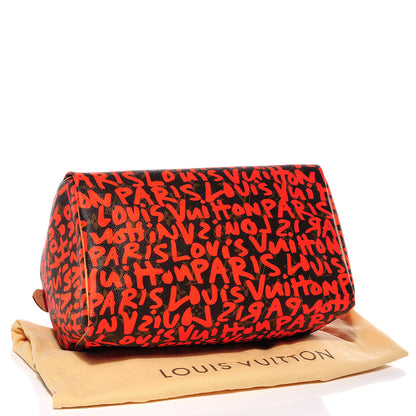 Louis Vuitton Monogram Graffiti Speedy 30 Orange 4 of 8