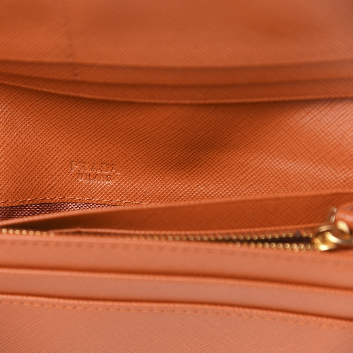 Saffiano Metal Continental Flap Wallet Papaya