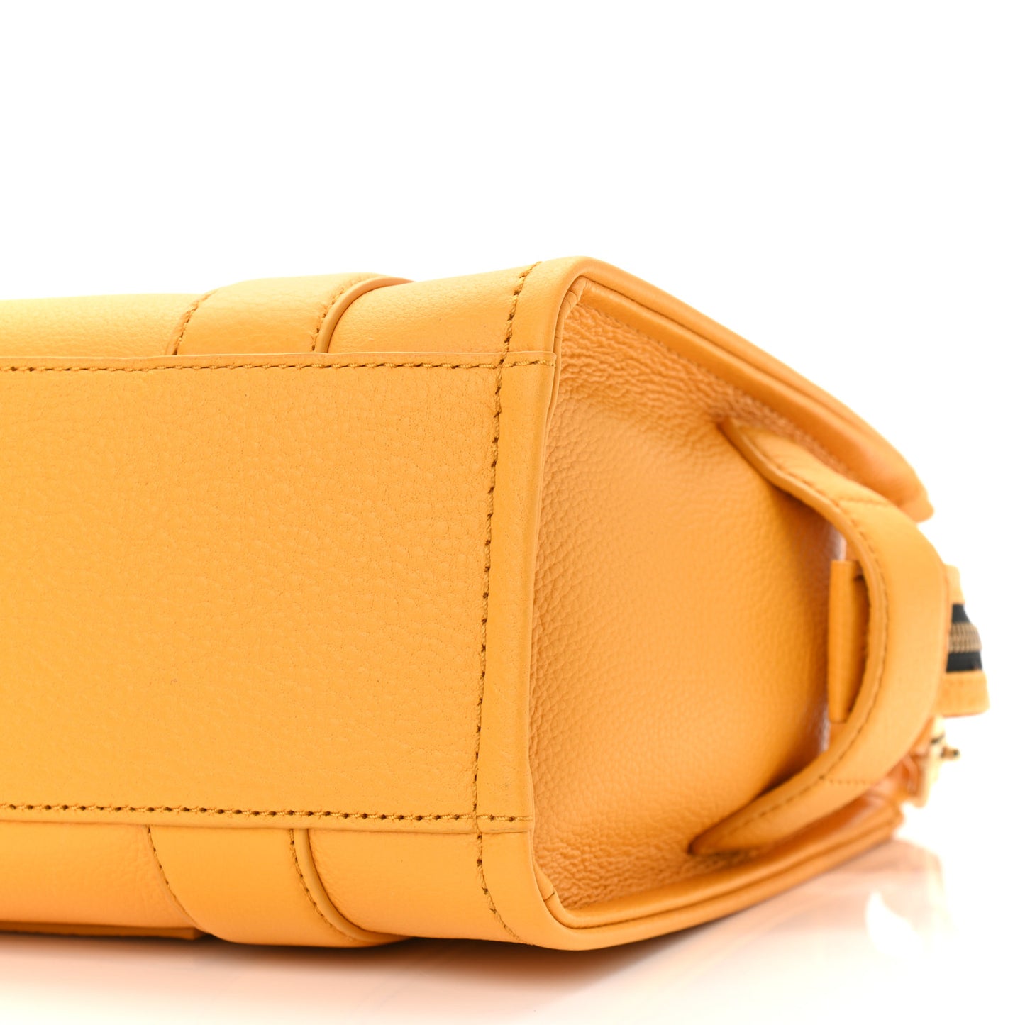 Grained Calfskin Small The Tote Bag Artisan Gold