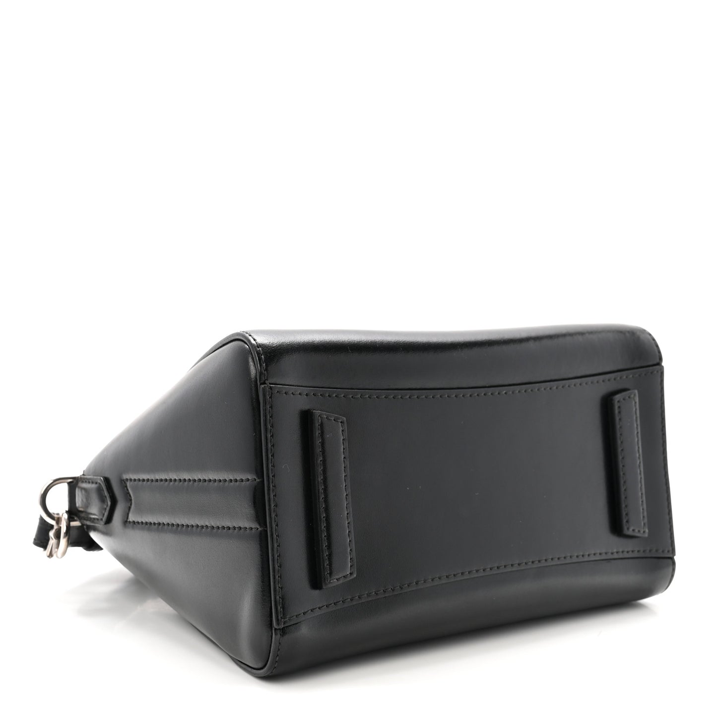 Shiny Lord Calfskin Mini Antigona Black