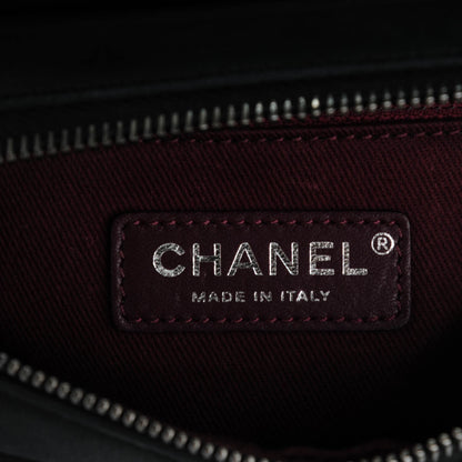 Chanel Glazed Calfskin Quilted Small Day Trip Flap Black 7 of 8
