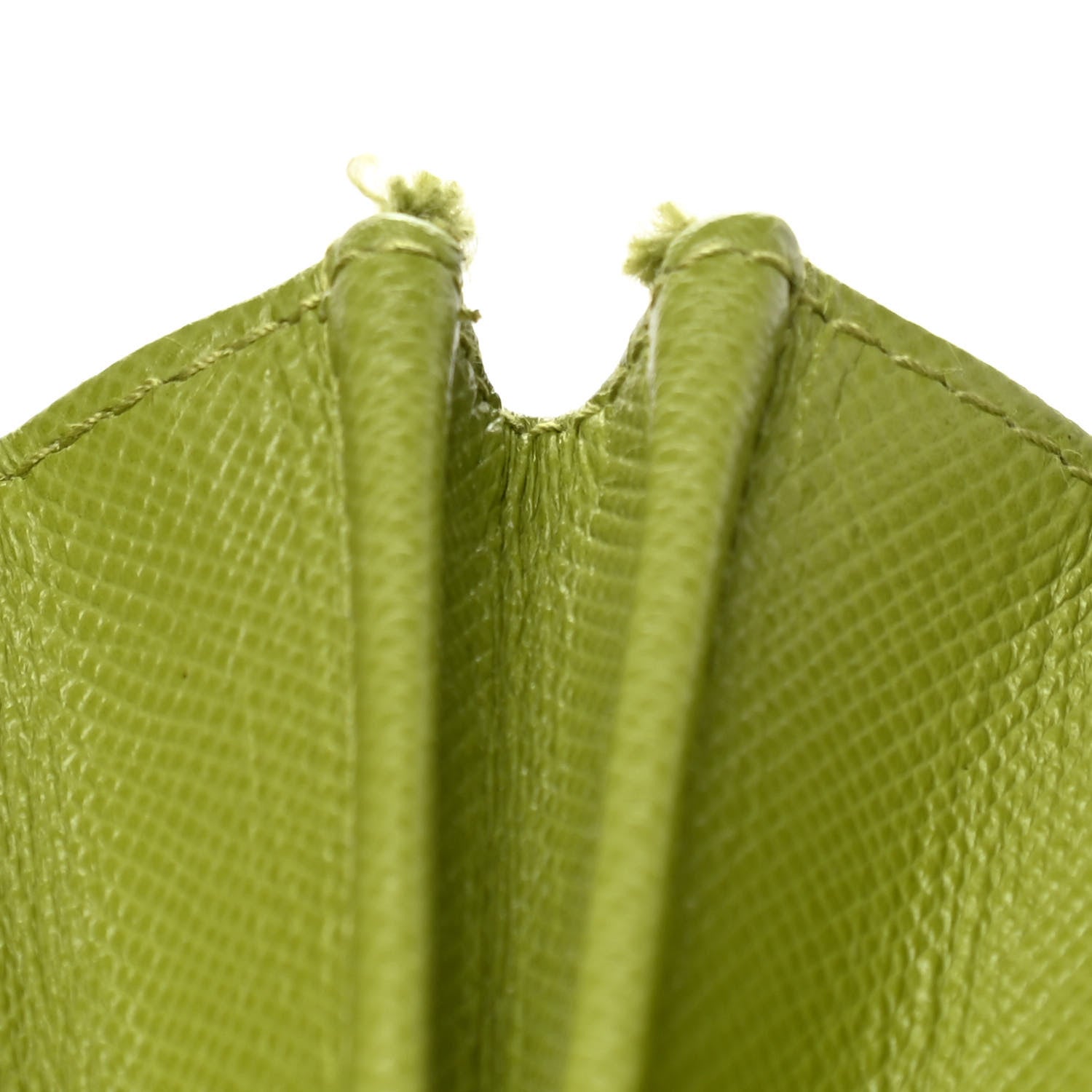 Prada Tessuto Nylon Zip Around Wallet Green 9 of 13