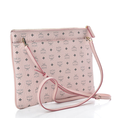 MCM Visetos Medium Crossbody Pouch Powder Pink 2 of 11