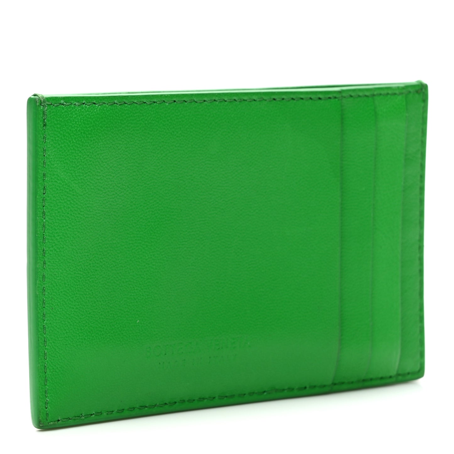 Nappa Maxi Intrecciato Card Holder Parakeet