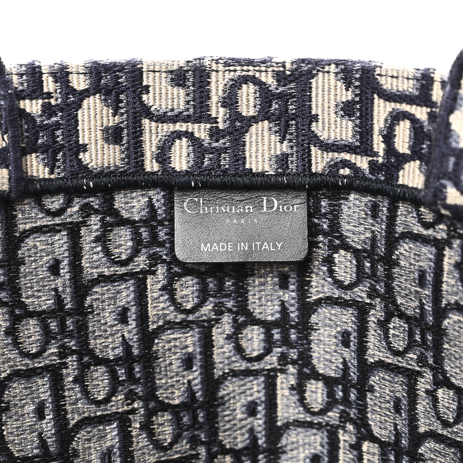 Christian Dior Oblique Large Book Tote Blue Multicolor 6 of 10