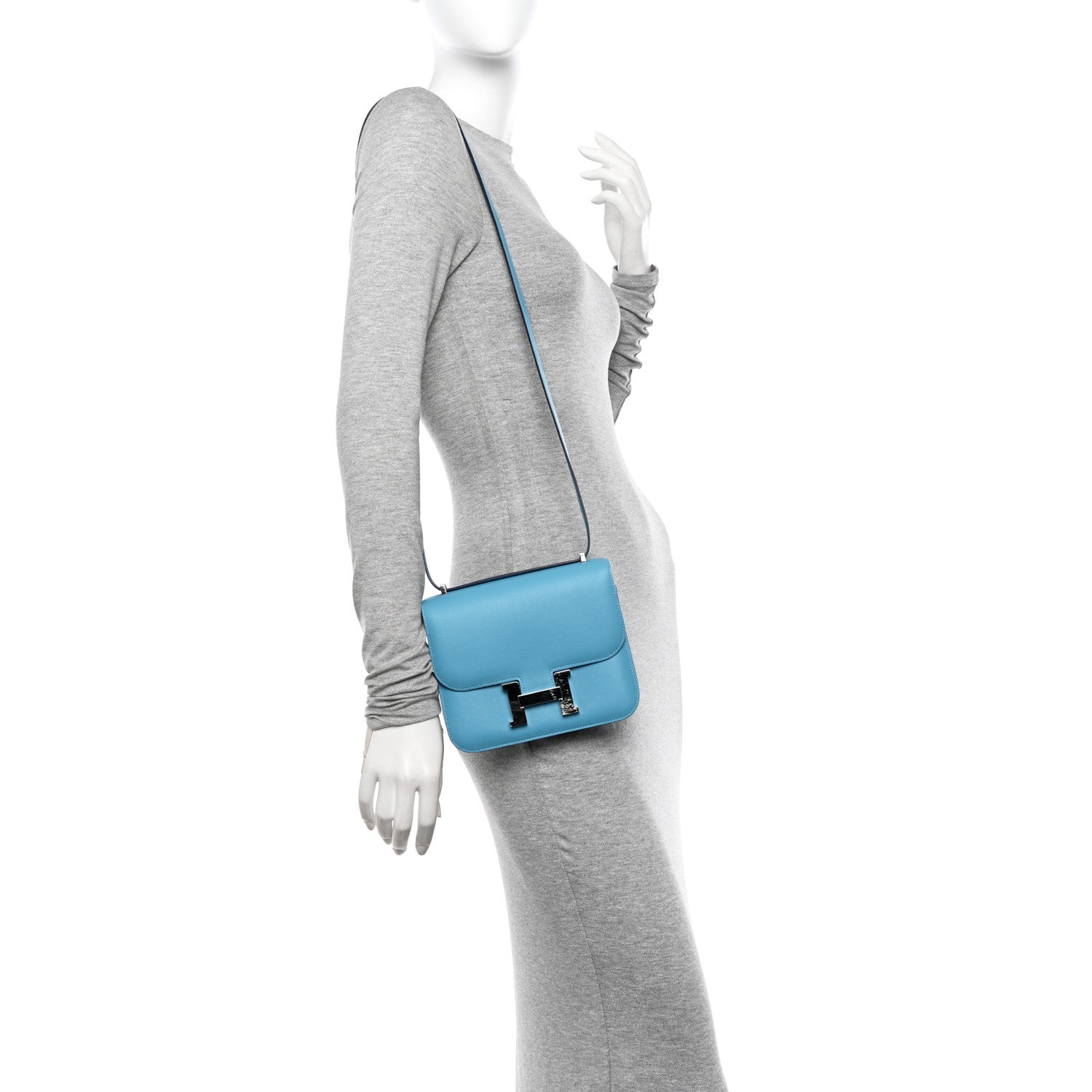 Hermes Swift Constance 18 Bleu Du Nord 2 of 12