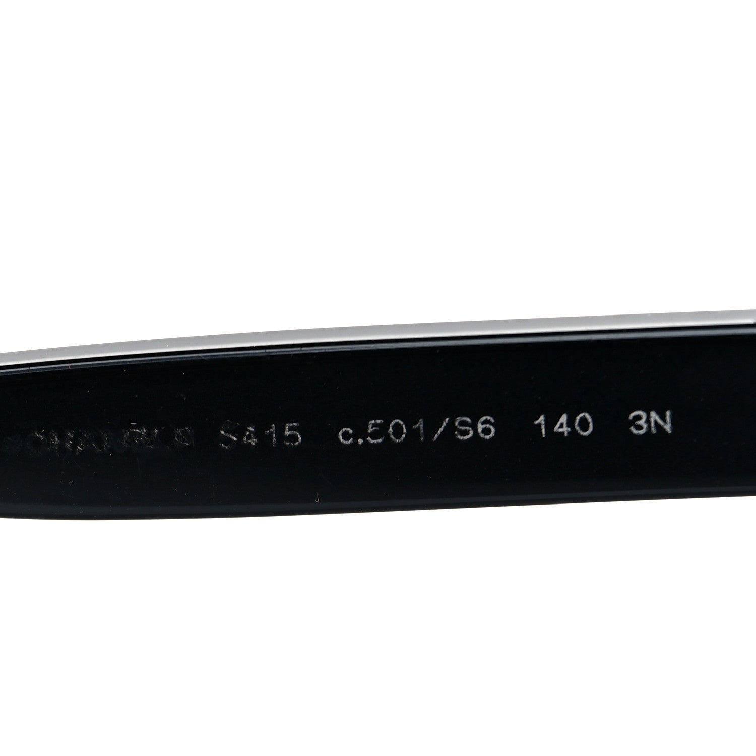 Chanel Acetate CC Cat Eye Sunglasses S415 Black 6 of 8