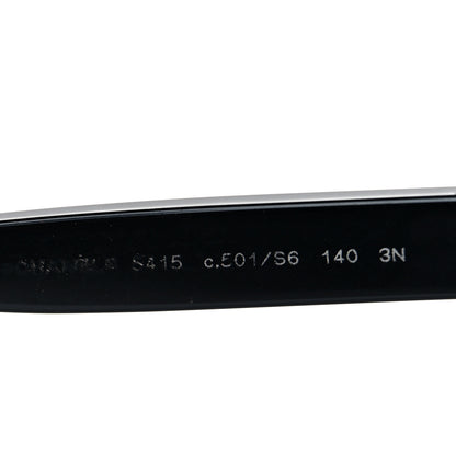 Chanel Acetate CC Cat Eye Sunglasses S415 Black 6 of 8