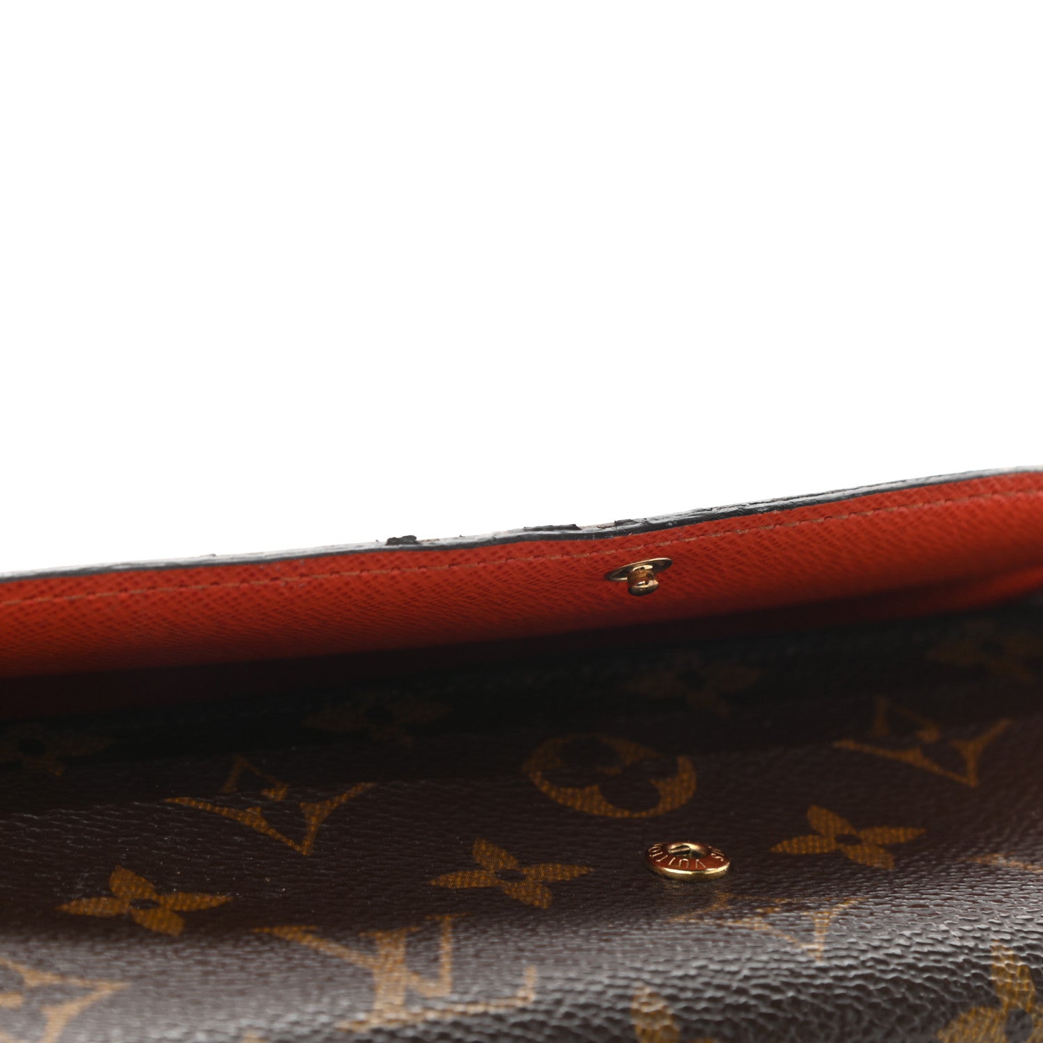 Louis Vuitton Monogram Emilie Wallet Piment 8 of 13