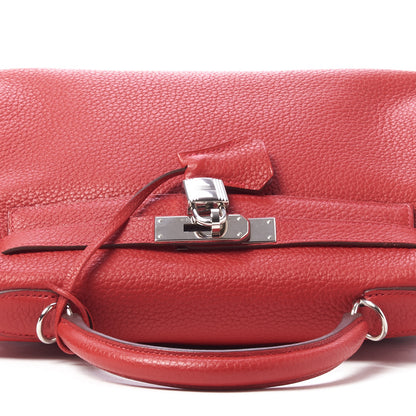 Hermes Taurillon Clemence Kelly Retourne 28 Rouge Casaque 8 of 31