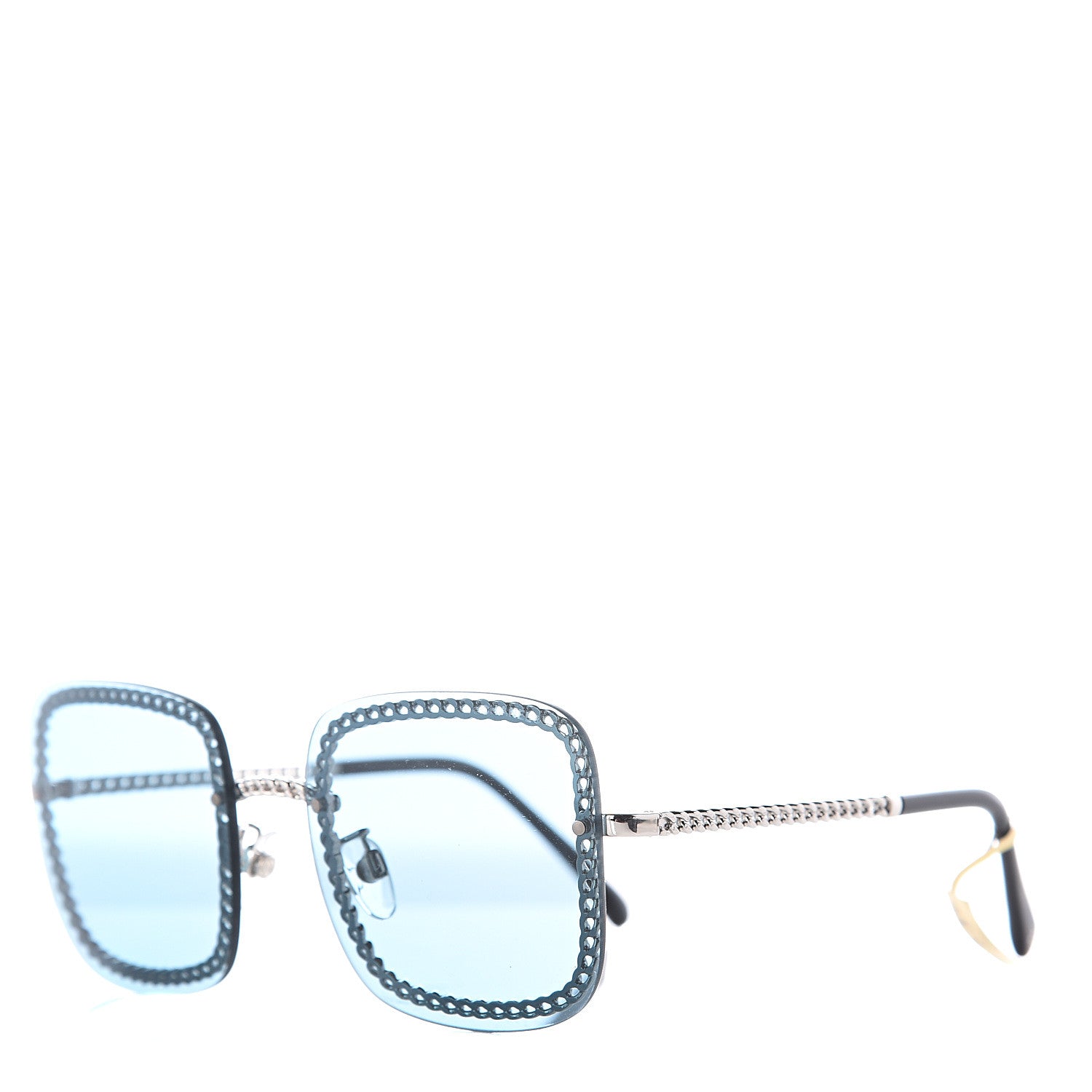 Chanel Chain Square Sunglasses 4244 Blue 2 of 6
