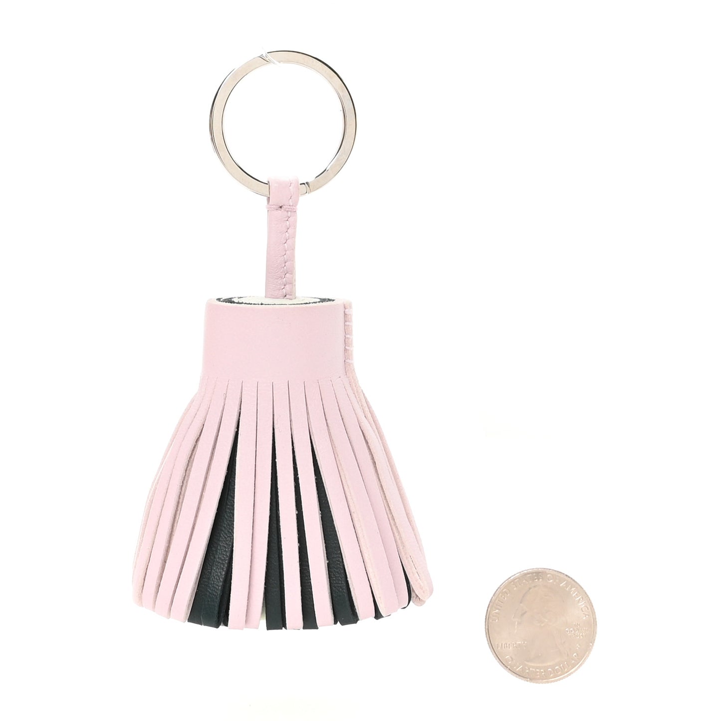 Lambskin Tri-Color Carmen Tassel Key Holder