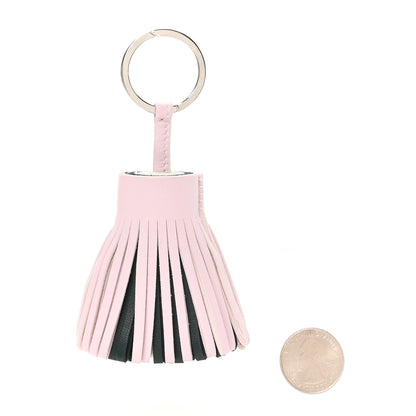 Hermes Lambskin Tri-Color Carmen Tassel Key Holder 2 of 5