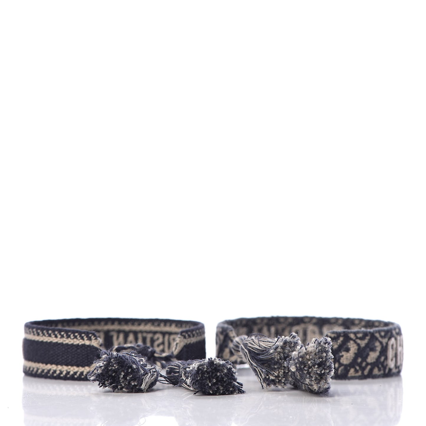 Woven Cotton J'Adior Friendship Bracelet Set Navy