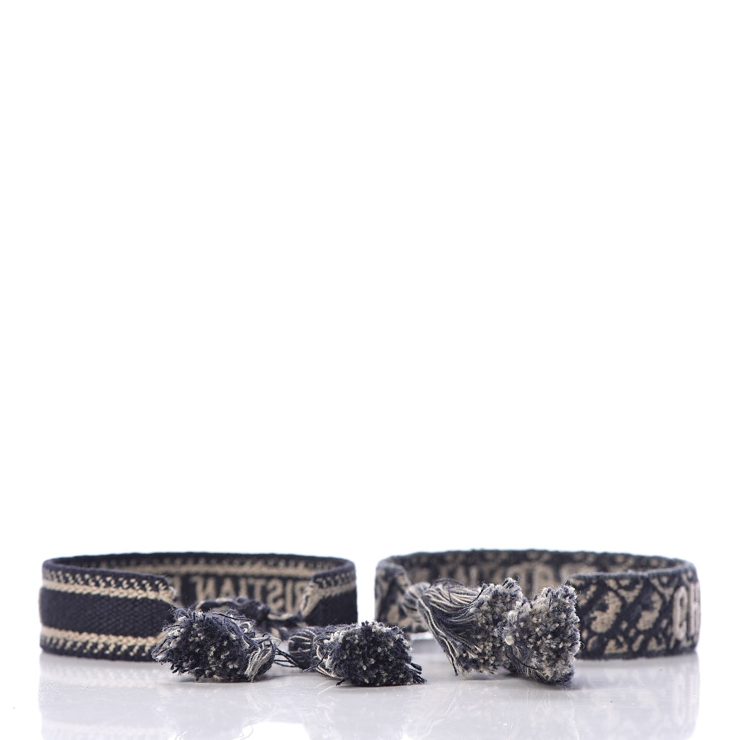 Christian Dior Woven Cotton J'Adior Friendship Bracelet Set Navy 3 of 5