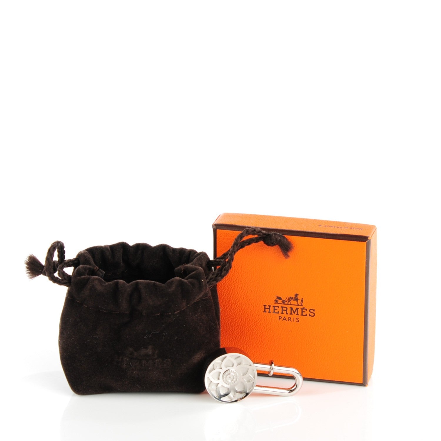 Hermes Palladium Lotus Cadena Lock 4 of 4