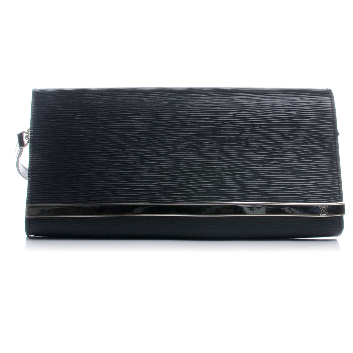 Louis Vuitton Epi Sevigne Clutch Black 1 of 8