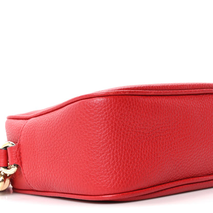 Gucci Pebbled Calfskin Small Soho Disco Bag Tabasco Red 9 of 10