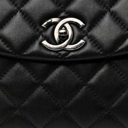 Chanel Lambskin Quilted Large Daily Supple Flap Black 9 of 20