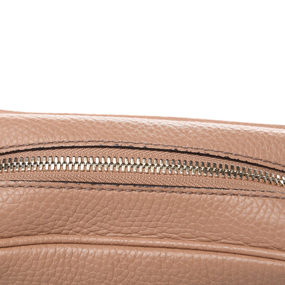 Gucci Pebbled Calfskin Small Soho Disco Bag Rose Beige 10 of 16