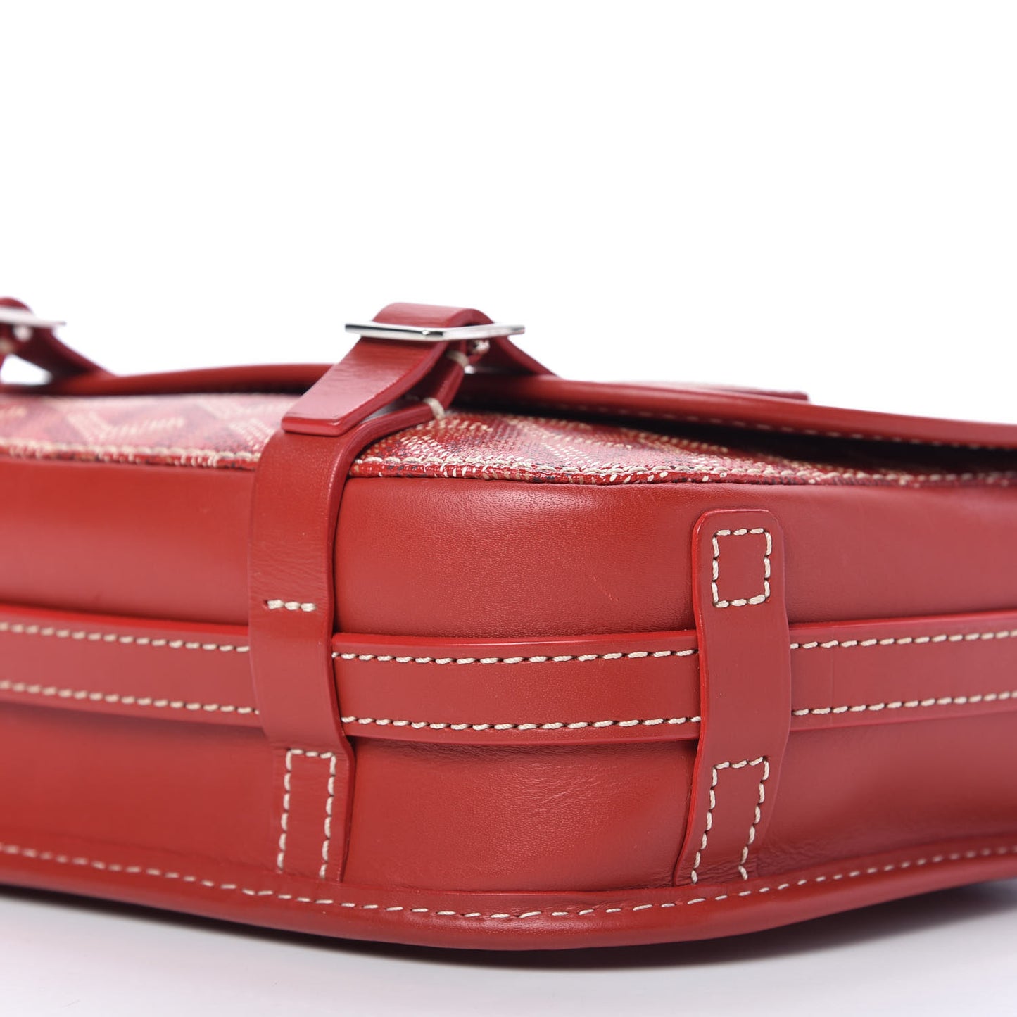 Goyardine Belvedere PM Messenger Bag Red
