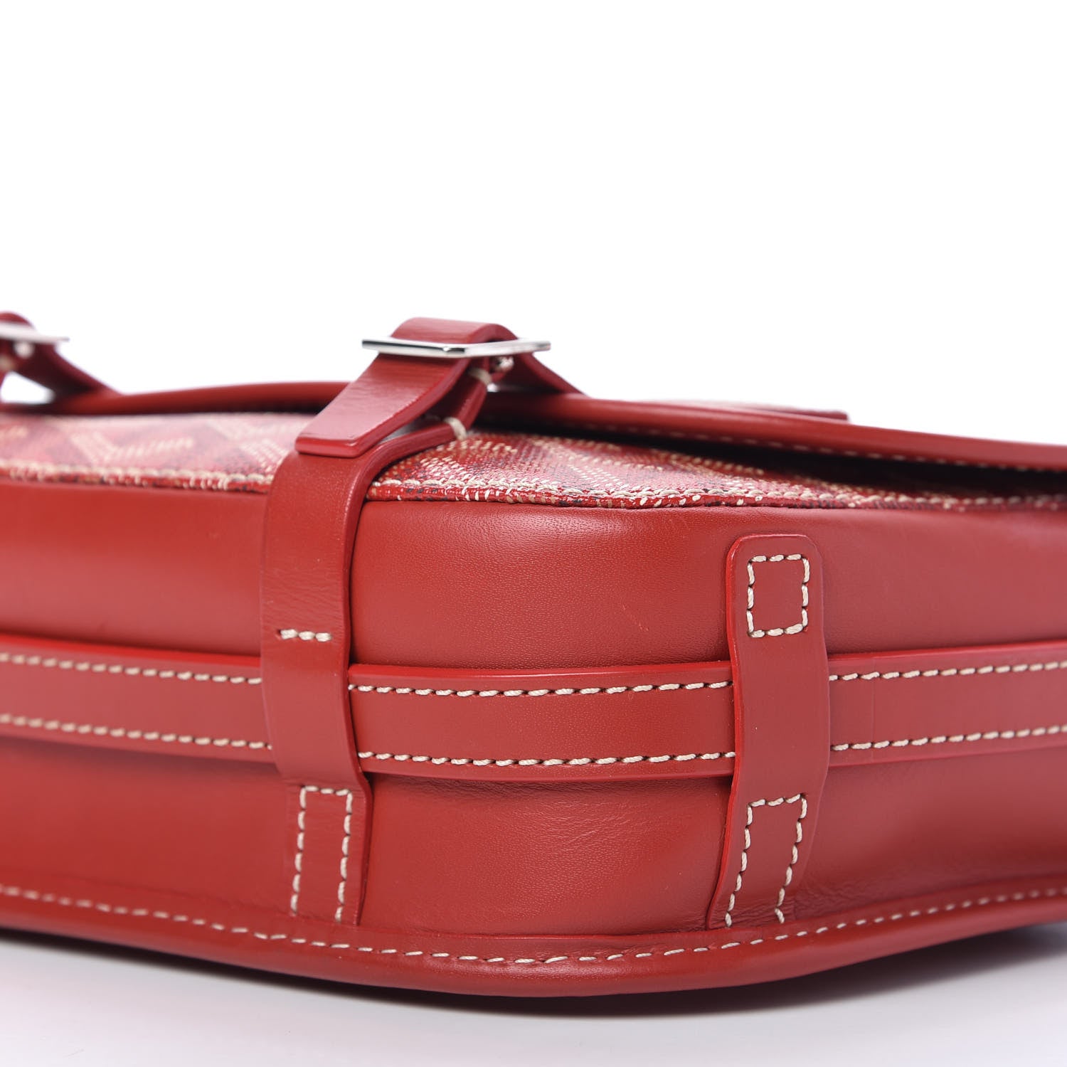 Goyard Goyardine Belvedere PM Messenger Bag Red 7 of 9