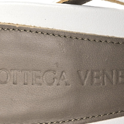 Bottega Veneta Lambskin Stretch Multi Strap 90mm Sandals 39 Optic White 11 of 12