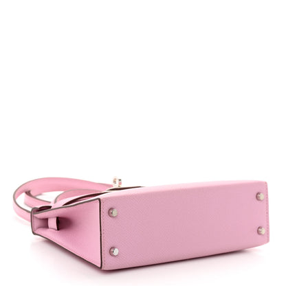 Hermes Epsom Mini Kelly Sellier 20 Mauve Sylvestre 6 of 25