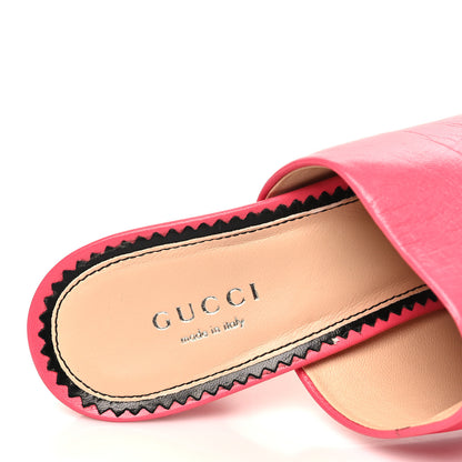 Gucci Malaga Kid Janaya 150mm Platform Sandals 38.5 Rhodamine Pink 8 of 9