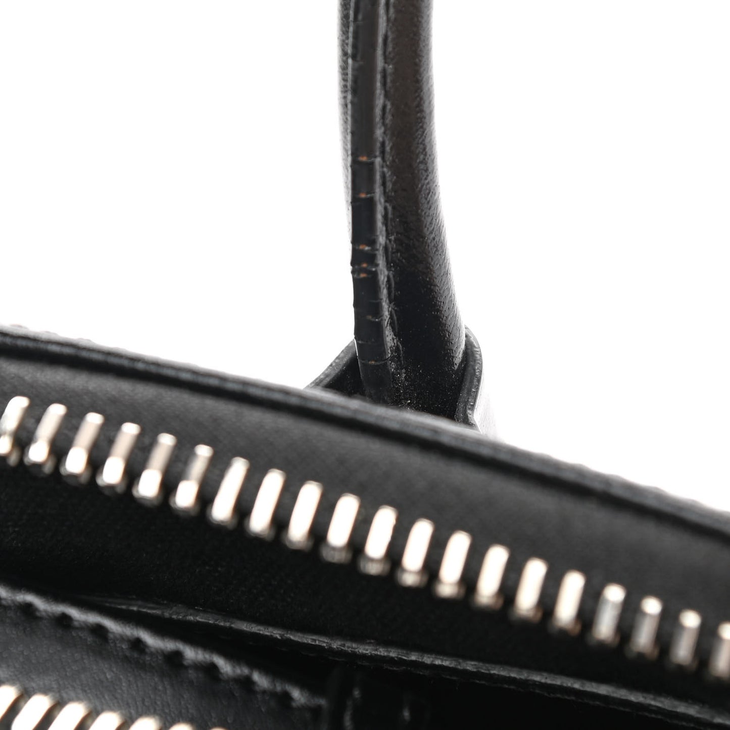 Shiny Lord Calfskin Mini Antigona Black