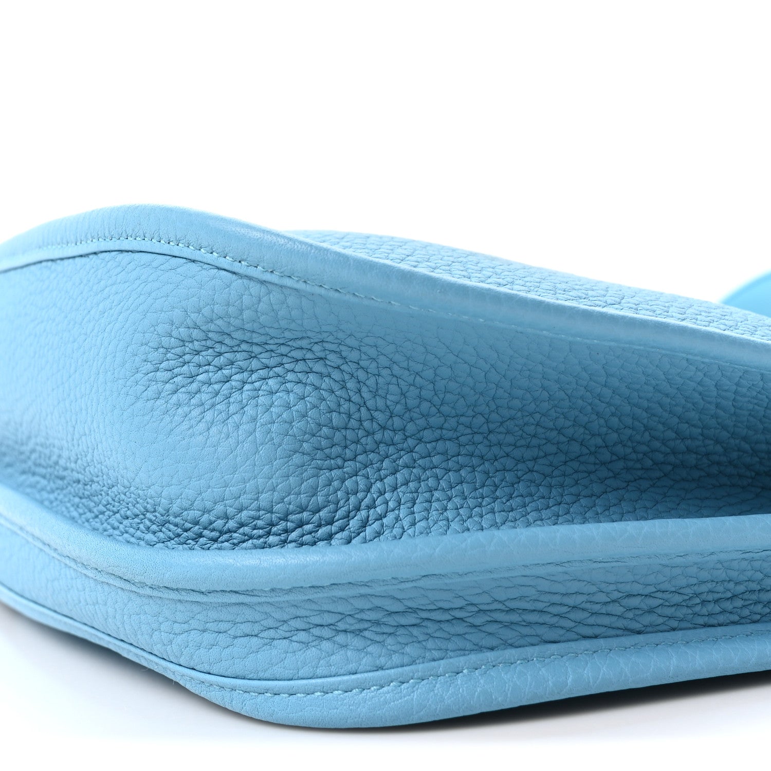 Hermes Taurillon Clemence Evelyne III PM Bleu Du Nord 10 of 10