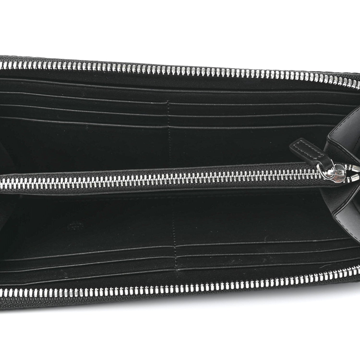 MCM Visetos Large Zip Around Wallet Black 5 of 8