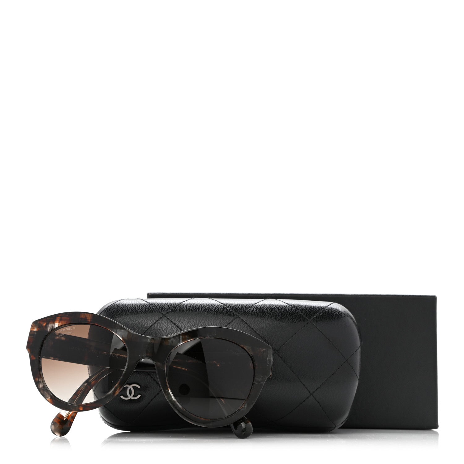 Chanel Acetate Polarized Butterfly Sunglasses 5371 Tortoise 9 of 9