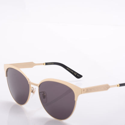 Gucci Metal Clubmaster GG0074/S Sunglasses Gold 6 of 8
