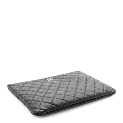 Chanel Caviar Quilted Medium Cosmetic Case Black 4 of 8