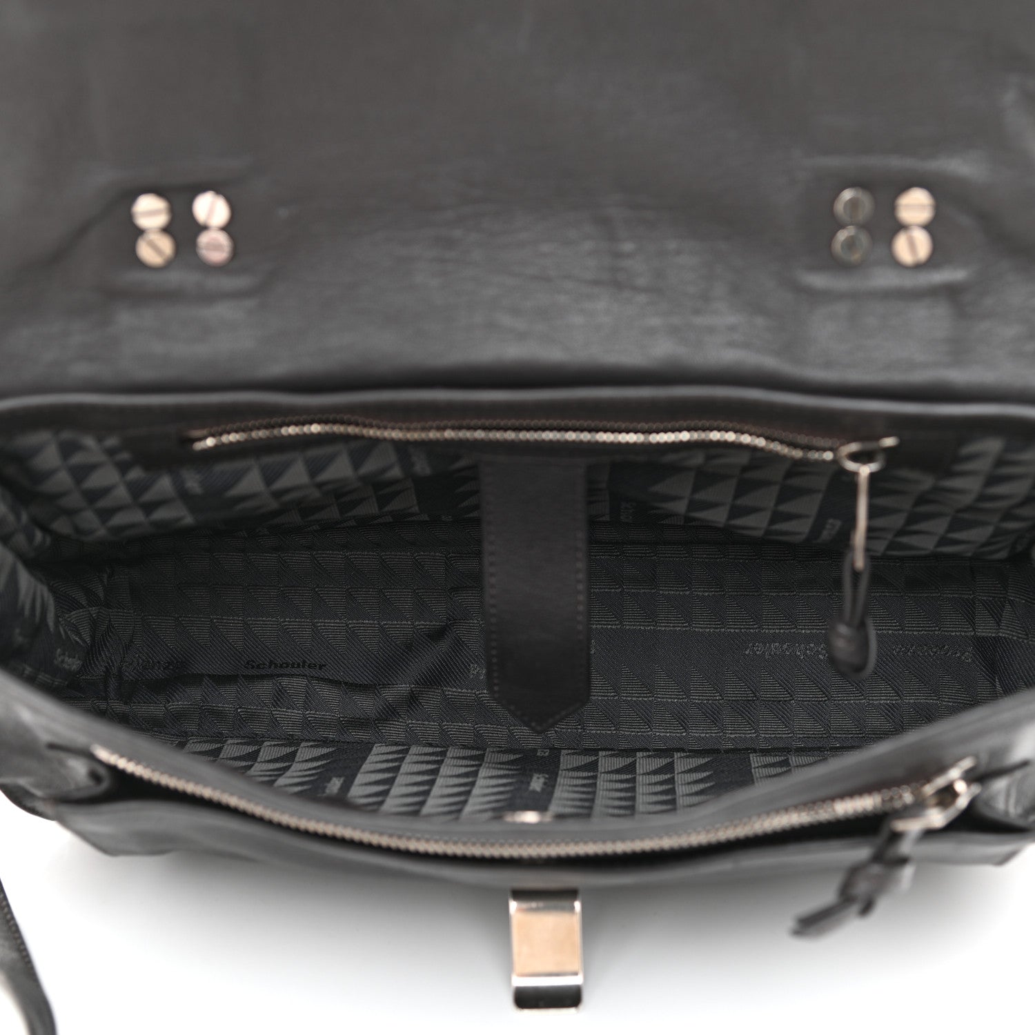 Proenza Schouler Lambskin Medium PS1 Satchel Pepe 4 of 8