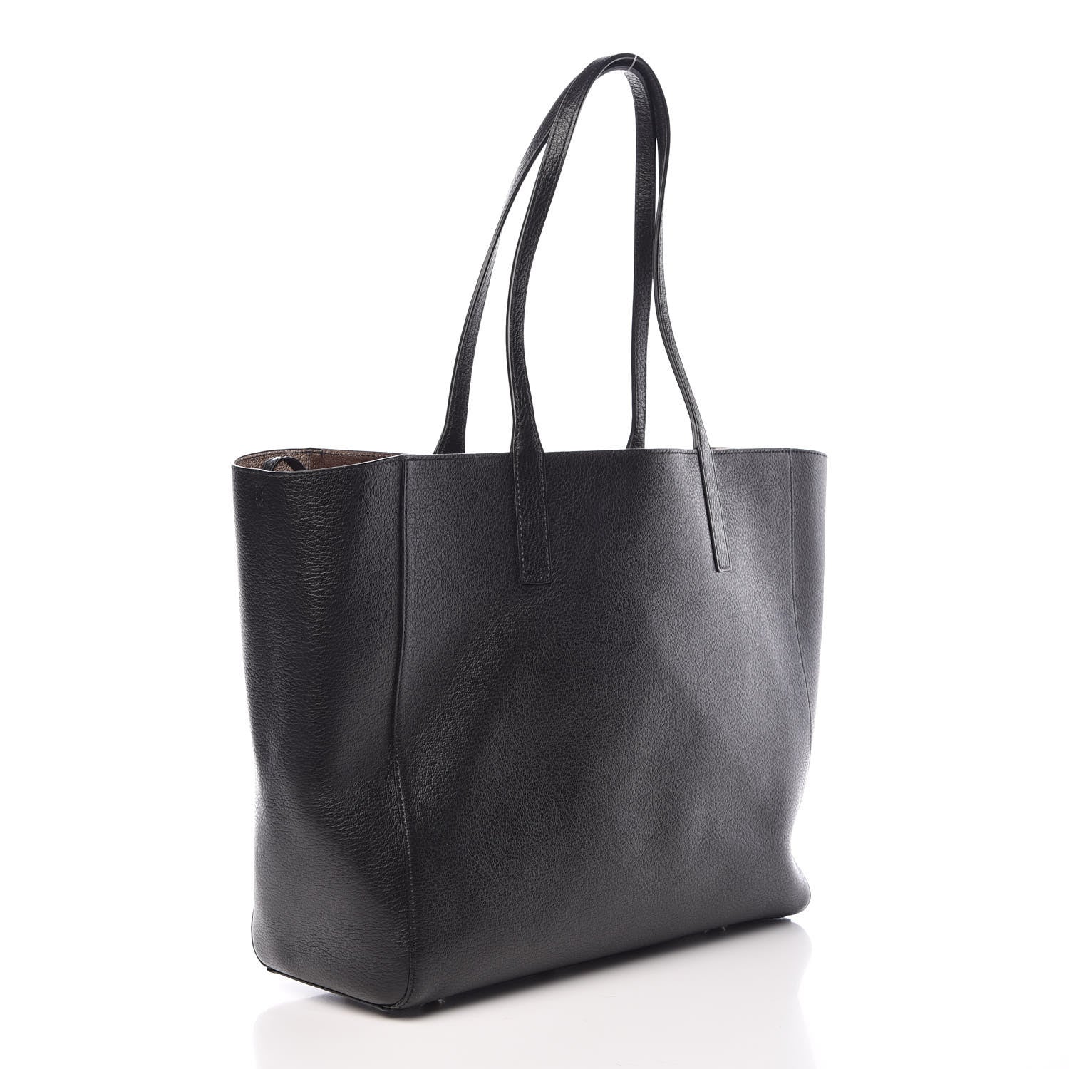 MCM Grained Calfskin Medium Reversible Wandel Tote Black 5 of 11