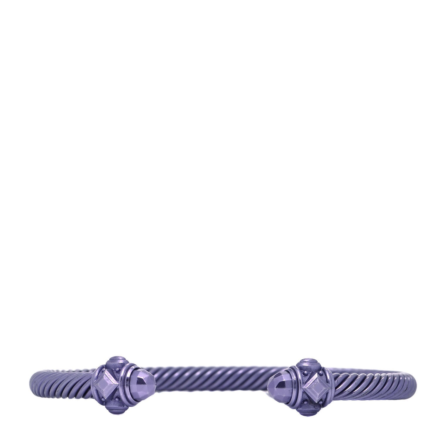 David Yurman Aluminum 5mm Renaissance Bracelet Lavender 1 of 5