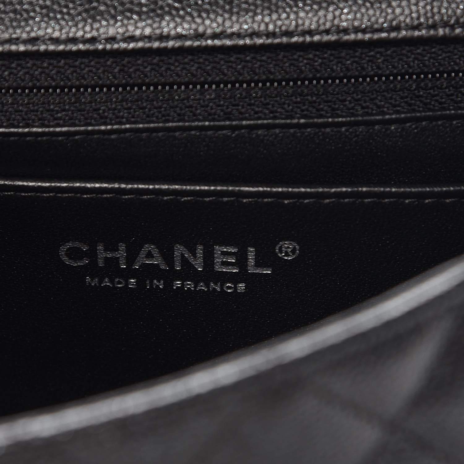Chanel Iridescent Caviar Quilted Mini Rectangular Flap Black 6 of 8