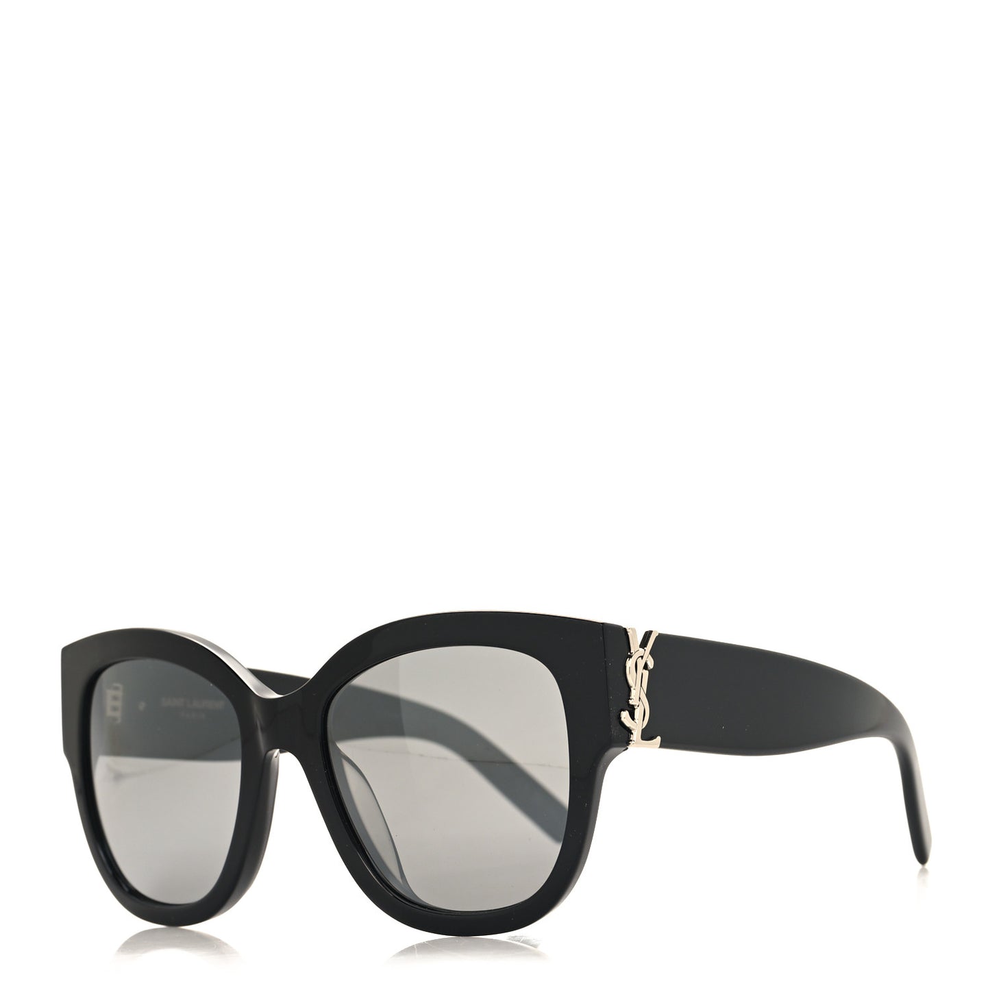 Acetate Cateye Sunglasses SL M95 F Black