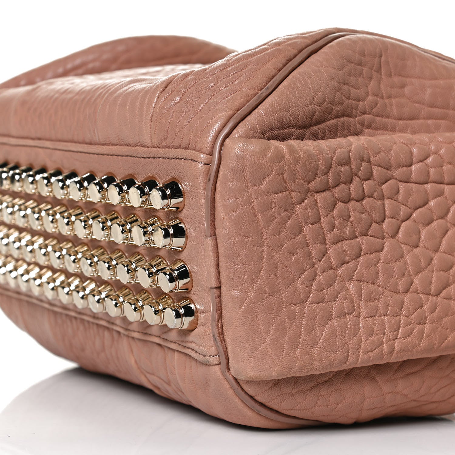 Alexander Wang Pebbled Lambskin Rockie Blush Pale Gold Hardware 9 of 13