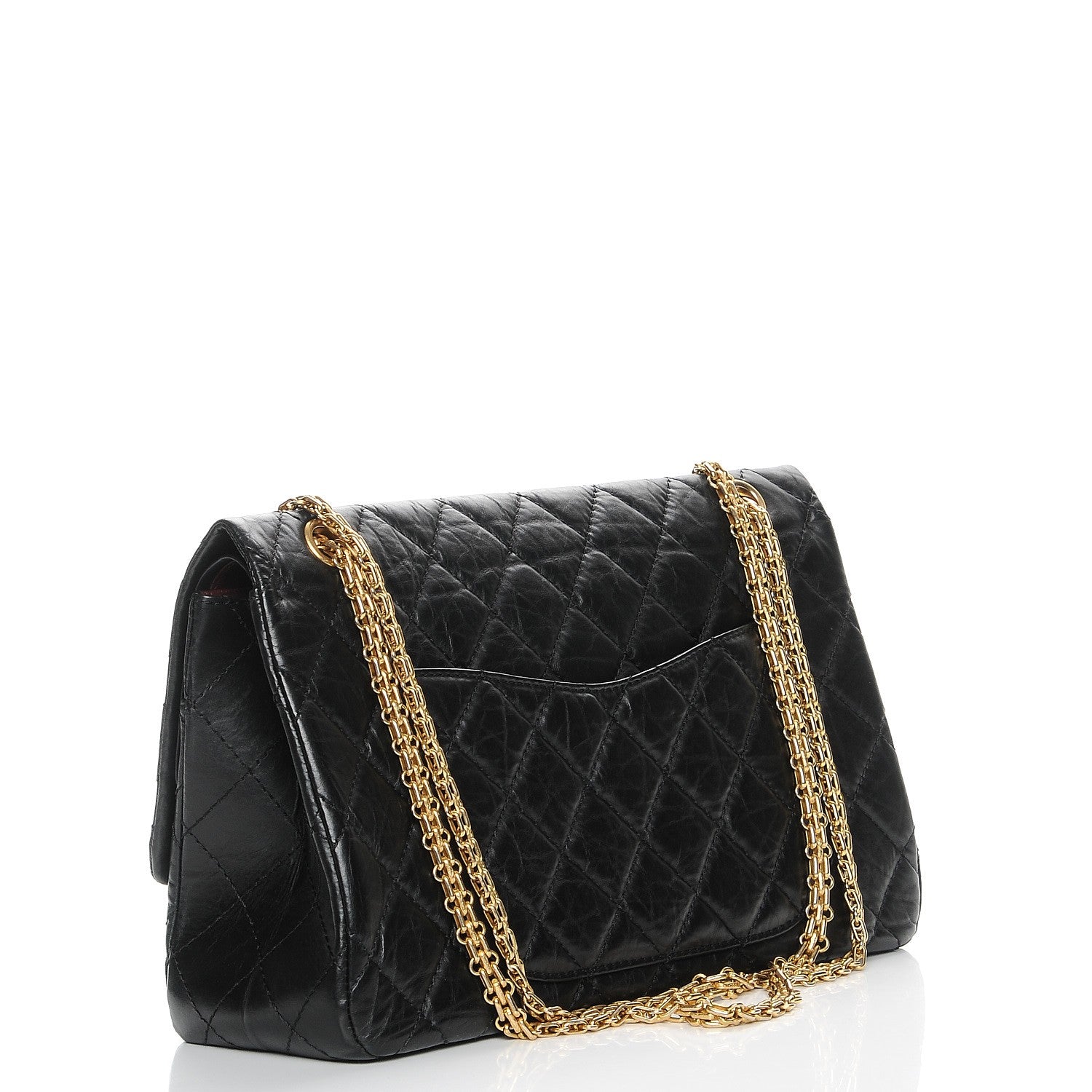 Chanel Aged Calfskin Quilted 2.55 Reissue 227 Flap Black 3 of 7