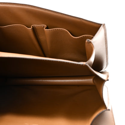 Celine Box Calfskin Medium Classic Box Flap Bag Camel 5 of 10