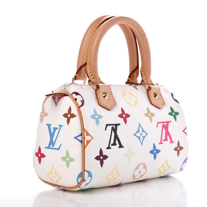 Louis Vuitton Monogram Multicolor Mini Sac HL Speedy White 3 of 7