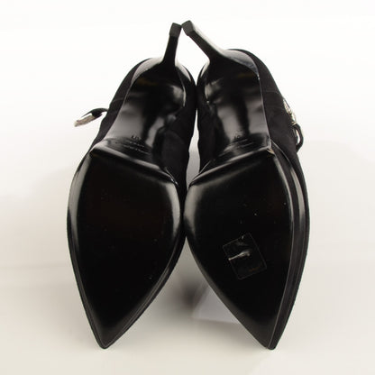 Saint Laurent Suede Classic Janis 105 Ankle Booties 41 5 of 6