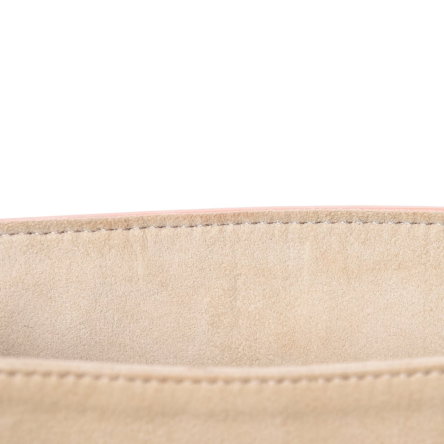 Fendi Vitello Catalan Mirror Scalloped Multi Studded Small Kan I Shoulder Bag Champagne 16 of 20