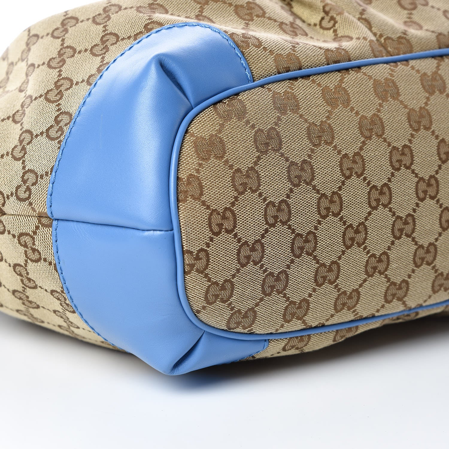 Gucci Monogram Medium Sukey Top Handle Blue 5 of 9