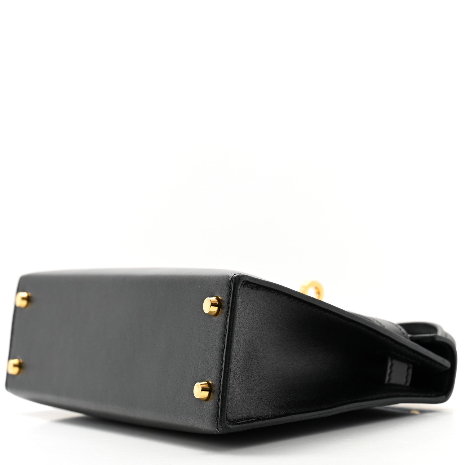 Hermes Tadelakt Mini Kelly Sellier 20 Black 10 of 11
