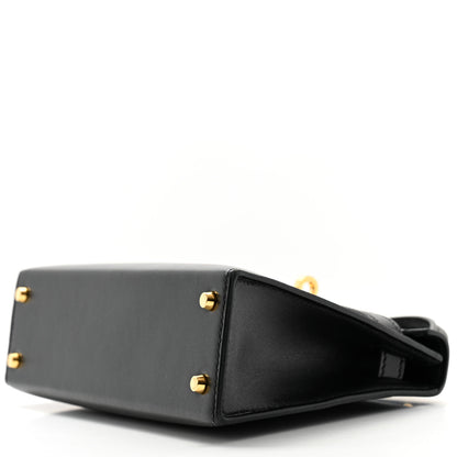 Hermes Tadelakt Mini Kelly Sellier 20 Black 10 of 11