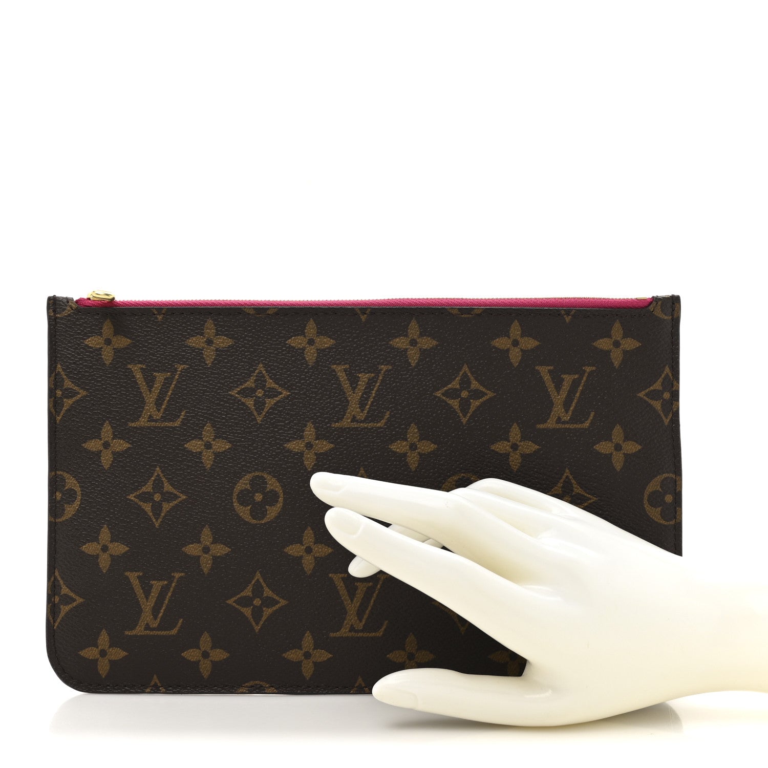 Louis Vuitton Monogram Neverfull MM GM Pochette Pivoine 2 of 8